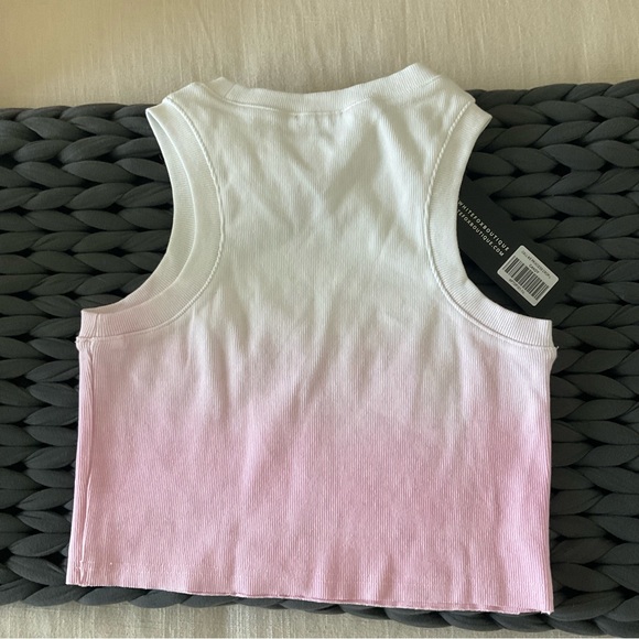 White Fox Cropped Rib Tank - Picture 3 of 3
